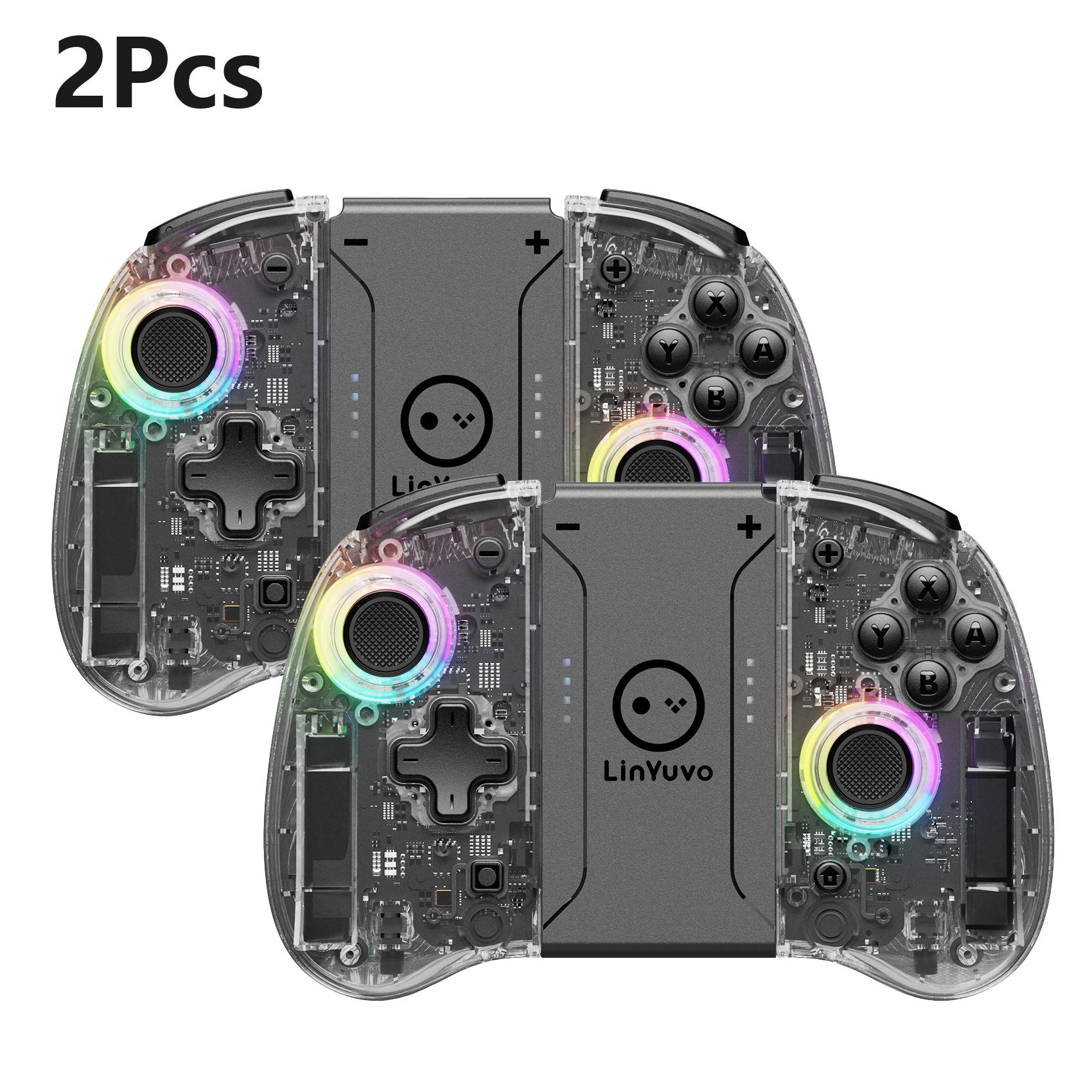 LinYuvo KS37B, беспроводной джойстик из 2 предметов, совместимый с Nintendo Switch/OLED Joy-con
LinYuvo KS37B, беспроводной джойстик из 2 предметов, совместимый с Nintendo Switch/OLED Joy-con