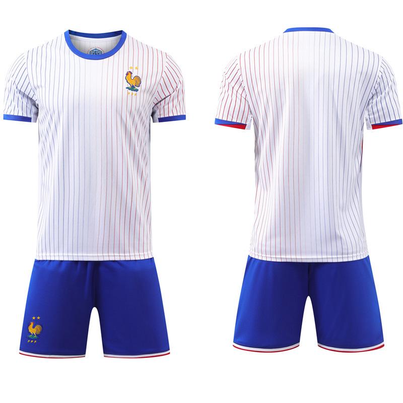 2024 France away European Cup football jersey No. 10 Mbappe 9 Giroud 11 Dembele jersey white set #16
2024 France away European Cup football jersey No. 10 Mbappe 9 Giroud 11 Dembele jersey white set #16