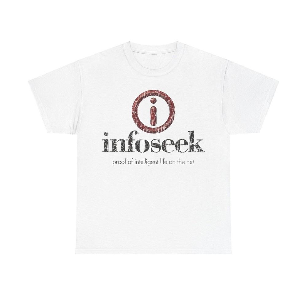 Infoseek Website Logo 1994 Distressed Print T-shirt L
Infoseek Website Logo 1994 Distressed Print T-shirt L