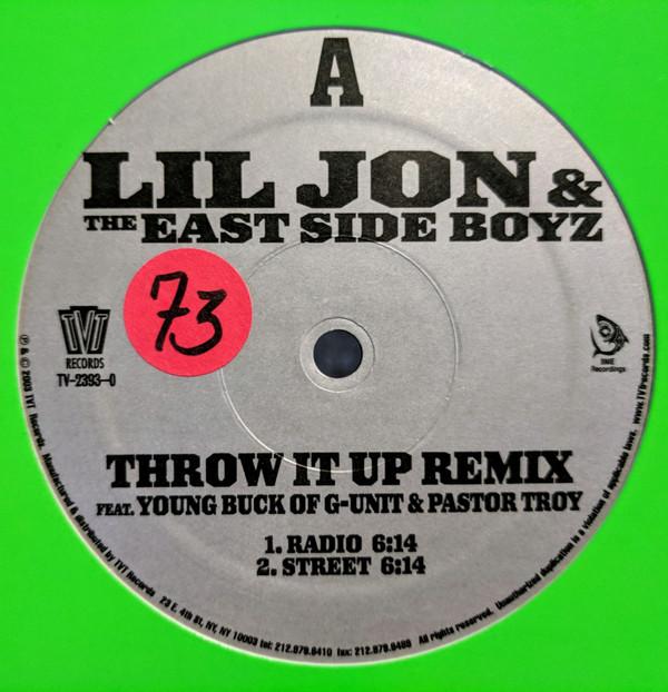 12inch Record LIL JON & THE EAST SIDE BOYZ - Throw It Up (Remix) TV23930 TVT Records 2004 US Rap & Hip-Hop/R&B Used
12inch Record LIL JON & THE EAST SIDE BOYZ - Throw It Up (Remix) TV23930 TVT Records 2004 US Rap & Hip-Hop/R&B Used