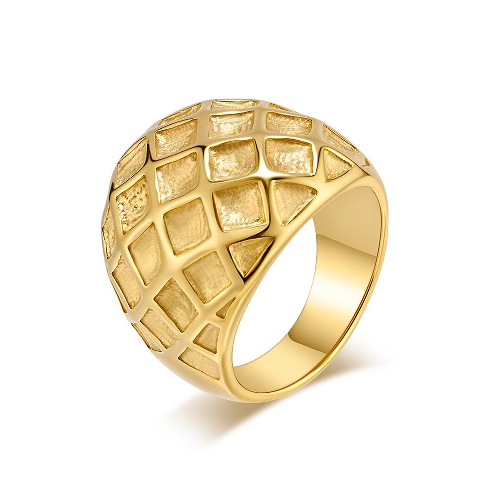 New Arrival Stainless Steel Golden Honeycomb Pattern Ring for Women 10 золотий
New Arrival Stainless Steel Golden Honeycomb Pattern Ring for Women 10 золотий