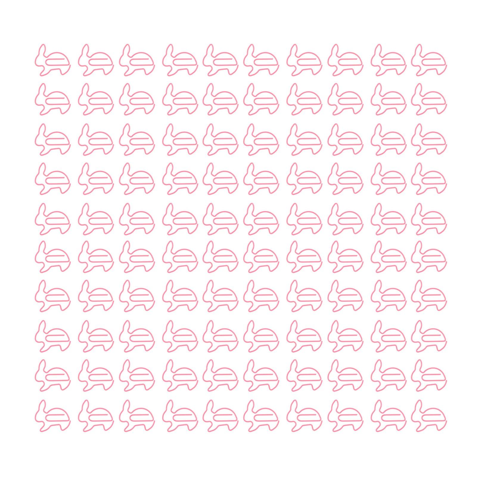 100 шт. Скріпка у формі кролика Креативна мила мультяшна тварина Золотий маркер сторінки Затискачі для файлів нотаток Pink
100 шт. Скріпка у формі кролика Креативна мила мультяшна тварина Золотий маркер сторінки Затискачі для файлів нотаток Pink