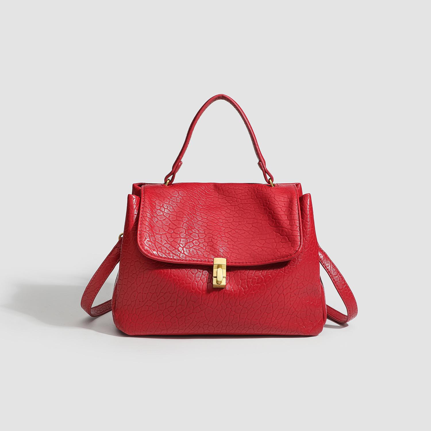 Стильная фактурная женская сумка-тоут, минималистичная портативная сумка для поездок на работу, сумка через плечо Niche Every Single красный
Стильная фактурная женская сумка-тоут, минималистичная портативная сумка для поездок на работу, сумка через плечо Niche Every Single красный