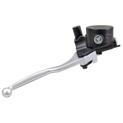 Daytona NISSIN Motorcycle Retro Brake Master Cylinder Horizontal 14mm Black Body/Buff Clear Lever Round Integrated Tank 74753
Daytona NISSIN Motorcycle Retro Brake Master Cylinder Horizontal 14mm Black Body/Buff Clear Lever Round Integrated Tank 74753