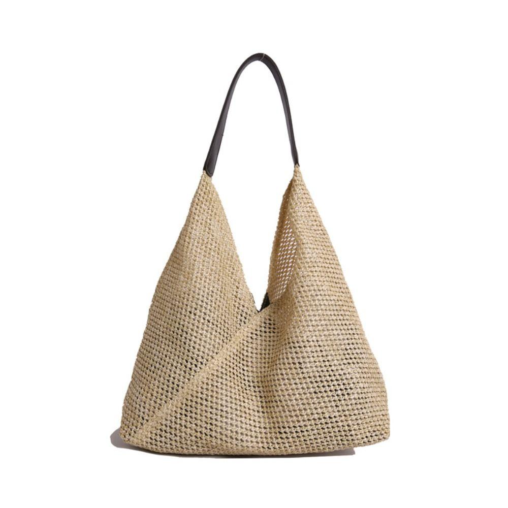Fashion Weave Tote Bag Large Capacity Summer Beach Handbag Leisure Straw Bag Women чорний
Fashion Weave Tote Bag Large Capacity Summer Beach Handbag Leisure Straw Bag Women чорний