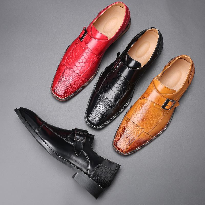 Spring new business casual men s shoes British pointed leather shoes men s belt buckle trendy shoes men 37 чёрный
Spring new business casual men s shoes British pointed leather shoes men s belt buckle trendy shoes men 37 чёрный