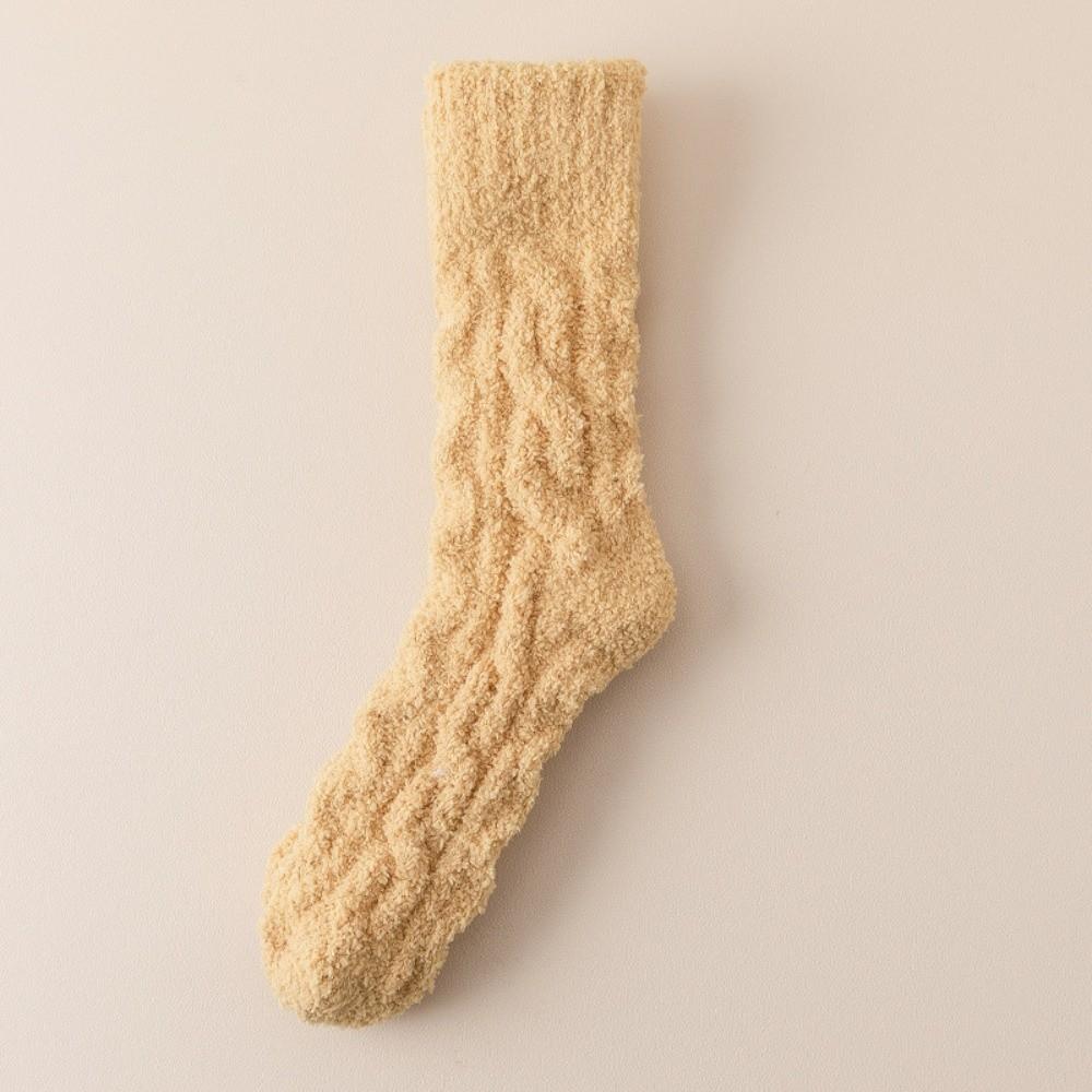 Теплі шкарпетки з коралового вельвету Зимові шкарпетки для підлоги Нові бавовняні шкарпетки Жіночі жовтий
Теплі шкарпетки з коралового вельвету Зимові шкарпетки для підлоги Нові бавовняні шкарпетки Жіночі жовтий