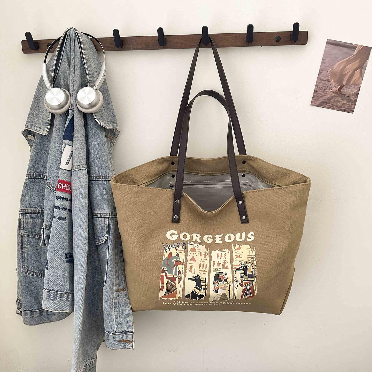 2026 New Large Capacity Textured Canvas Tote - Versatile, Casual Fashion Student Shoulder Bag
2026 New Large Capacity Textured Canvas Tote - Versatile, Casual Fashion Student Shoulder Bag