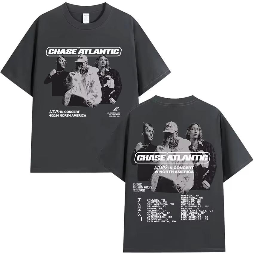 Chase Atlantic Lost in Europe UK Tour 2026 Graphic T Shirts Women Hip Hop Vintage Gothic Short Sleeve Tshirt Unisex Streetwear S
Chase Atlantic Lost in Europe UK Tour 2026 Graphic T Shirts Women Hip Hop Vintage Gothic Short Sleeve Tshirt Unisex Streetwear S