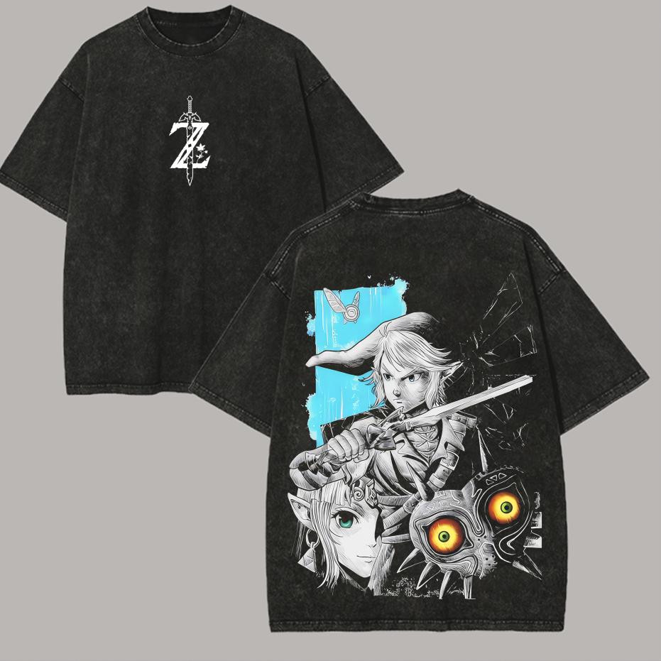 The Legend Of Zelda Anime Lover Washed T-shirt Year round clothing high quality personality Clothes Plus Size Unisex New Model Couples tee L
The Legend Of Zelda Anime Lover Washed T-shirt Year round clothing high quality personality Clothes Plus Size Unisex New Model Couples tee L