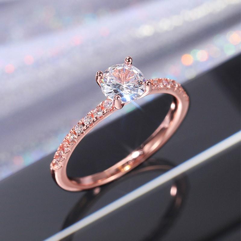 6mm Round Cut CZ Solitaire Engagement Wedding Ring for Women Girl Size 5-12 12 рожевий колір золота
6mm Round Cut CZ Solitaire Engagement Wedding Ring for Women Girl Size 5-12 12 рожевий колір золота
