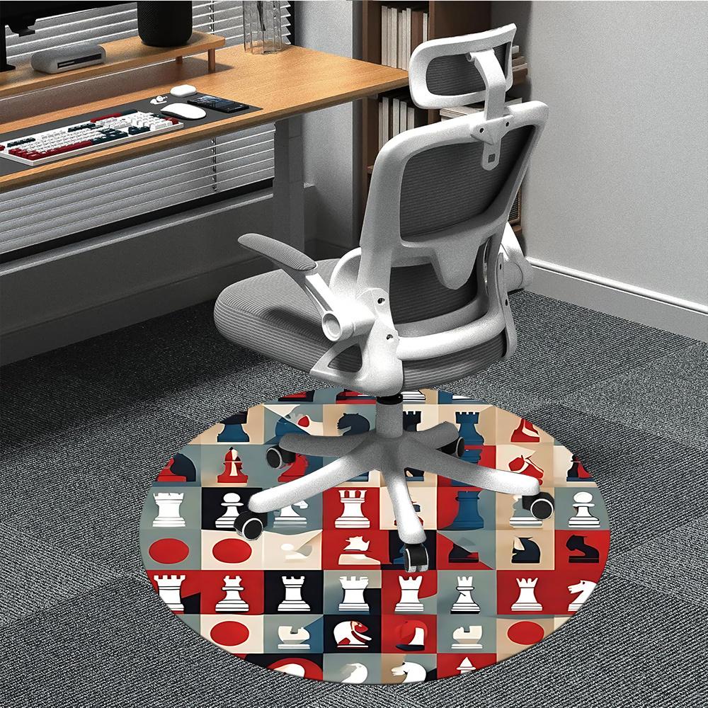 1pc Chess Pieces Office Round Area Rug, Indoor Mat Suitable ForOffice, Under Office Chairs Bedroom Living Room Home Decor, Room Decot180 80cm by 80cm
1pc Chess Pieces Office Round Area Rug, Indoor Mat Suitable ForOffice, Under Office Chairs Bedroom Living Room Home Decor, Room Decot180 80cm by 80cm