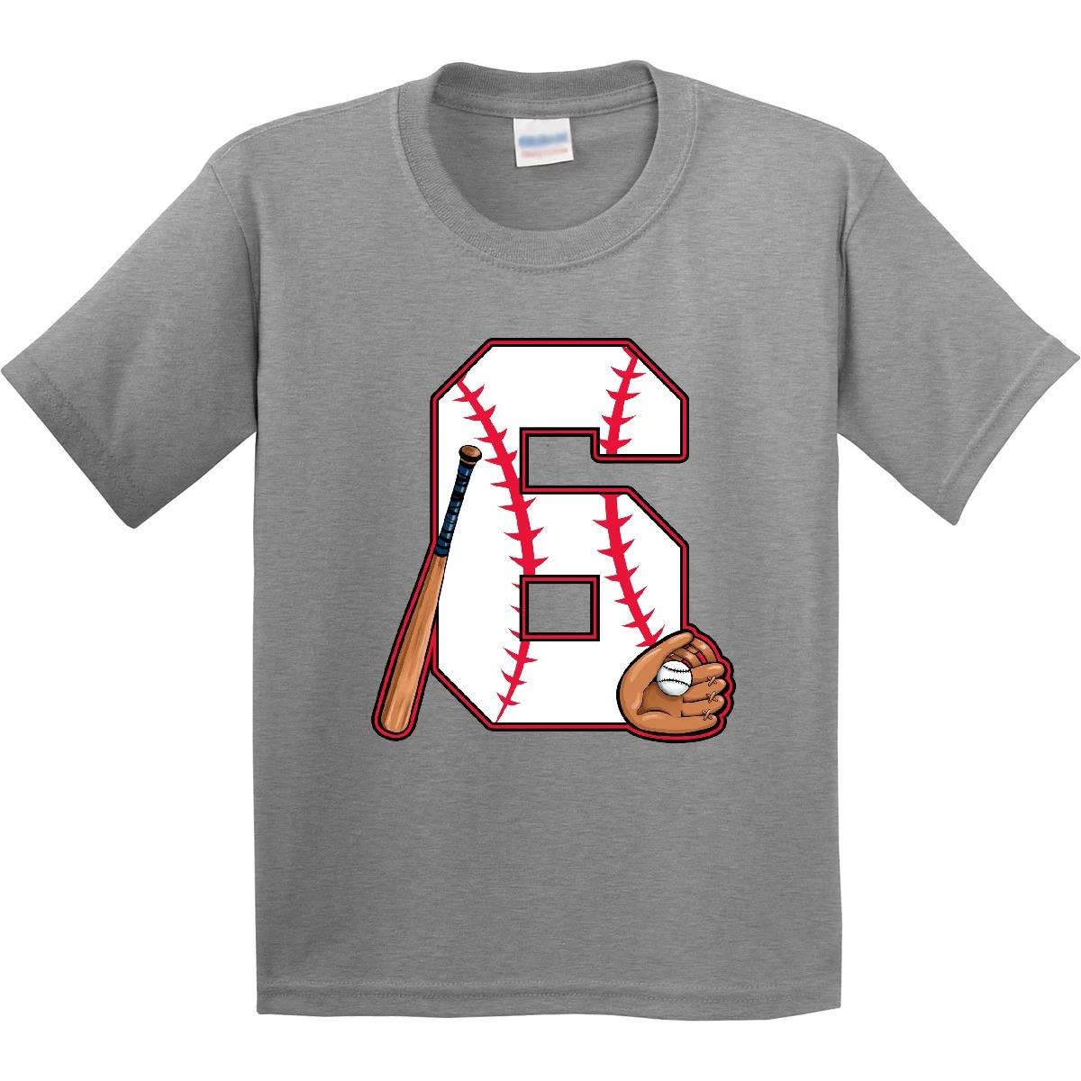 Inktastic Baseball Sixth Birthday- Six Years Old Youth kids boys T-Shirt Birthdays 6th Bat 130
Inktastic Baseball Sixth Birthday- Six Years Old Youth kids boys T-Shirt Birthdays 6th Bat 130