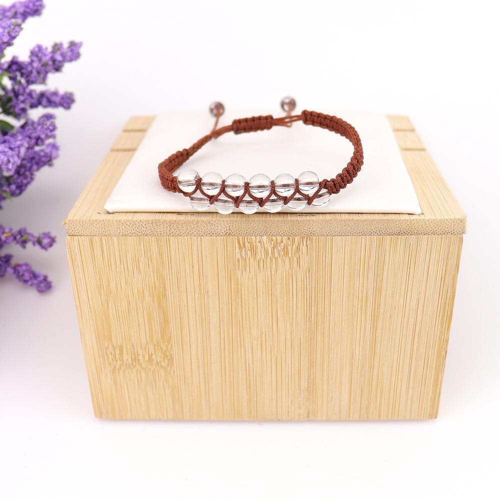 Bohemian Hand-Woven Round Bead Natural Stone Crystal Double Row Woven Couple Bracelet B102
Bohemian Hand-Woven Round Bead Natural Stone Crystal Double Row Woven Couple Bracelet B102
