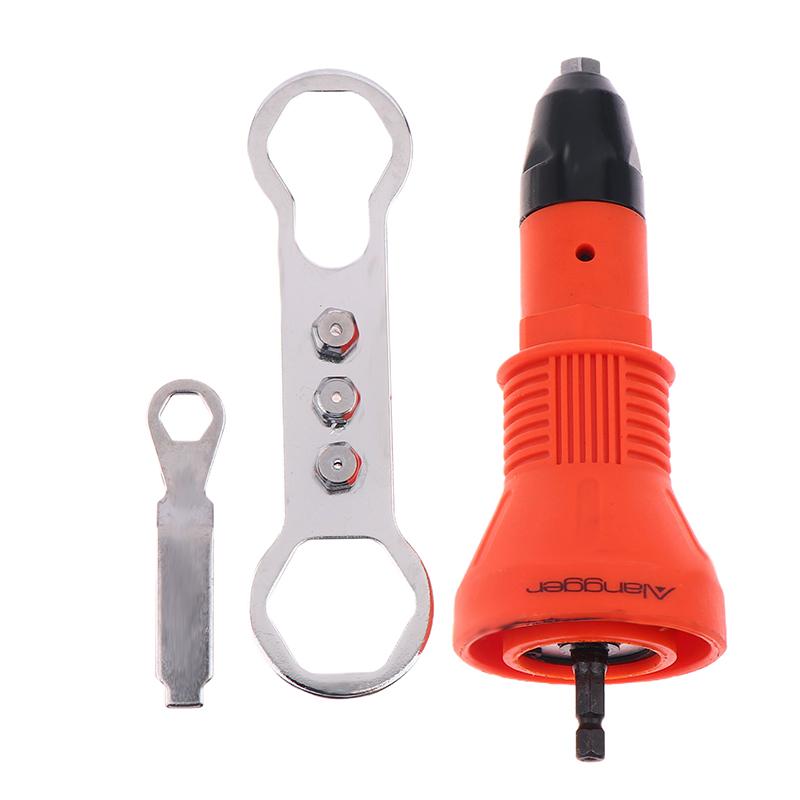 Electric Rivet Gun Adapter Household 2.4mm/3.2mm/4.0mm/4.8mm Multi-spec Riveting Tools помаранчевий
Electric Rivet Gun Adapter Household 2.4mm/3.2mm/4.0mm/4.8mm Multi-spec Riveting Tools помаранчевий