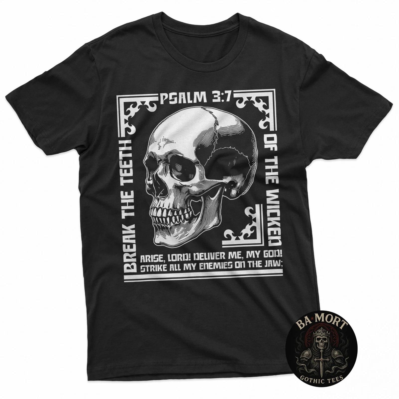Break The Teeth of The Wicked Christian Tee Psalm 37 Gothic T-Shirt 2XL
Break The Teeth of The Wicked Christian Tee Psalm 37 Gothic T-Shirt 2XL