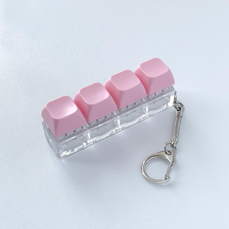 4Keys Finger Button Anti-Stress Toys Mechanical Keyboard Keycaps Office Decompression Calming Keychain E
4Keys Finger Button Anti-Stress Toys Mechanical Keyboard Keycaps Office Decompression Calming Keychain E