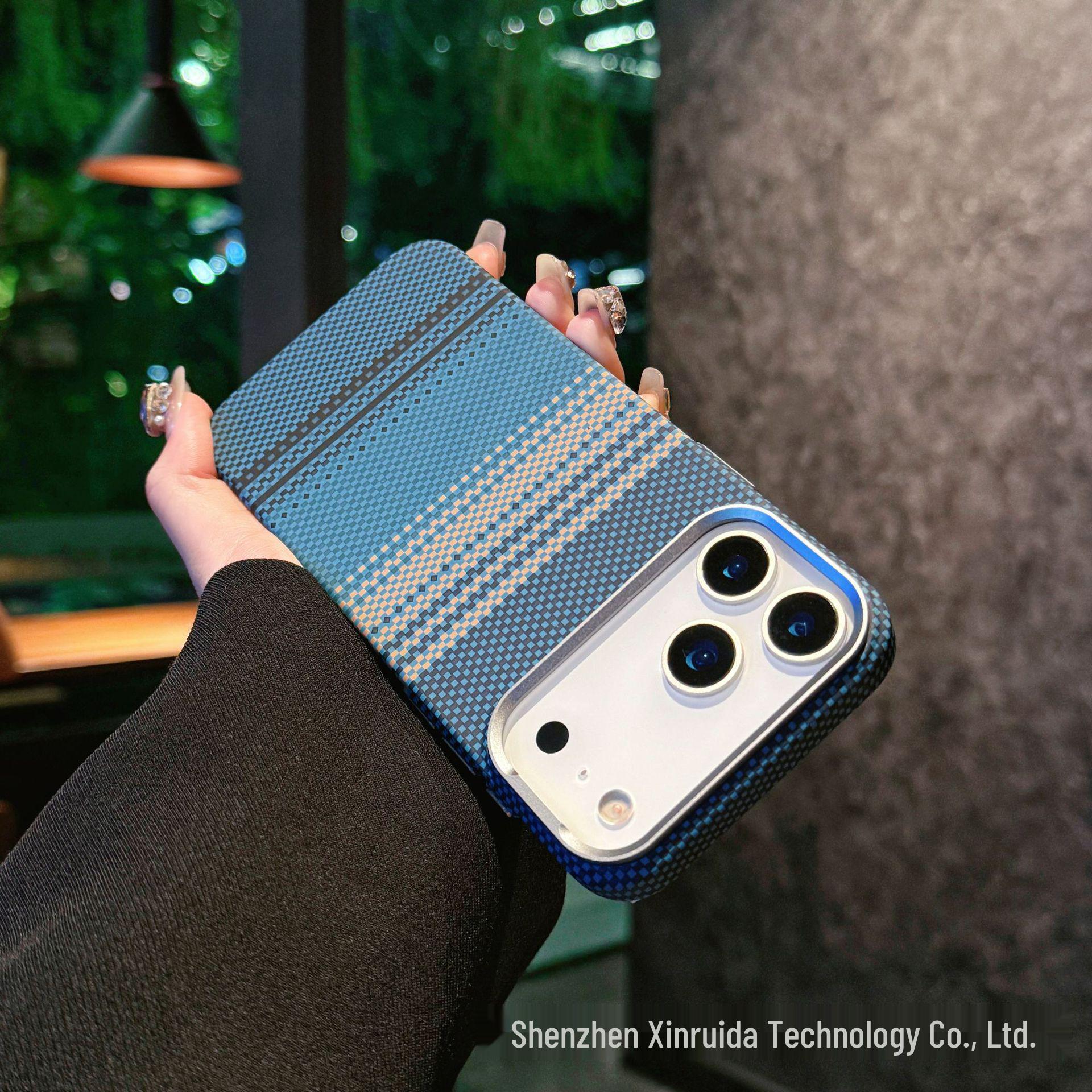 iPhone 17 Pro Max Carbon Fiber Kevlar Magnetic Drop-proof Case iPhone 17 Pro
iPhone 17 Pro Max Carbon Fiber Kevlar Magnetic Drop-proof Case iPhone 17 Pro