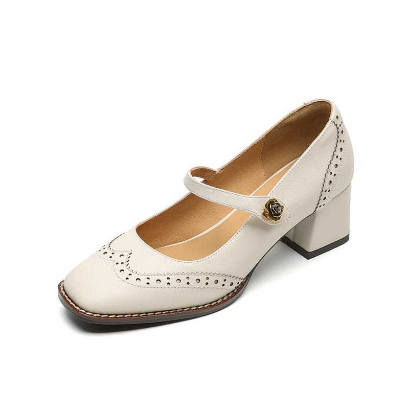 Fashion NEW Spring/Autumn Women Pumps Square Toe Chunky Heel Shoes Genuine Leather Shoes for Women Brogue Buckle Strap Mary Janes Shoes 40 бежевый
Fashion NEW Spring/Autumn Women Pumps Square Toe Chunky Heel Shoes Genuine Leather Shoes for Women Brogue Buckle Strap Mary Janes Shoes 40 бежевый