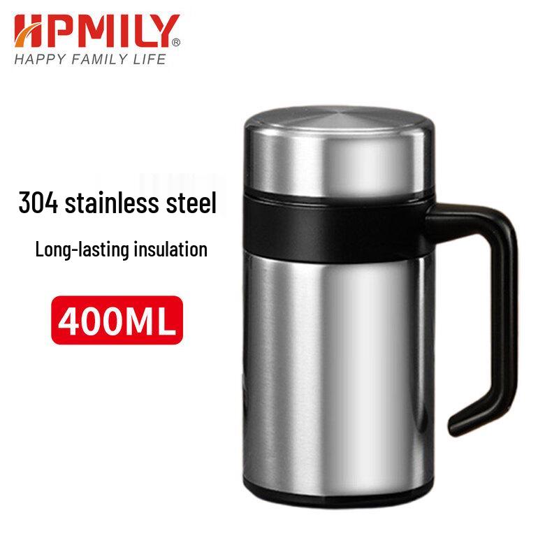 HPMILY 304 Stainless Steel Business Insulated Tea Mug - 400ML
HPMILY 304 Stainless Steel Business Insulated Tea Mug - 400ML