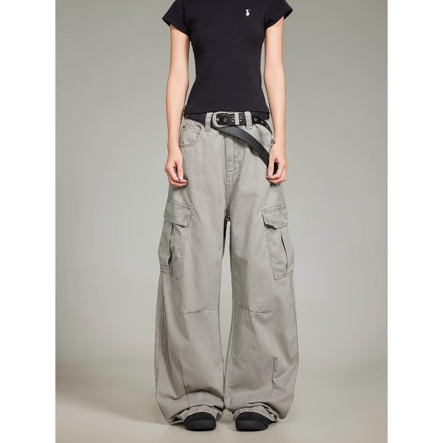 Unisex Hip Hop Cargo Pants with Retro Multi-Pocket Design and Curved Blade, Straight Floor-Length Wide Legs. 3X Large сірий колір
Unisex Hip Hop Cargo Pants with Retro Multi-Pocket Design and Curved Blade, Straight Floor-Length Wide Legs. 3X Large сірий колір