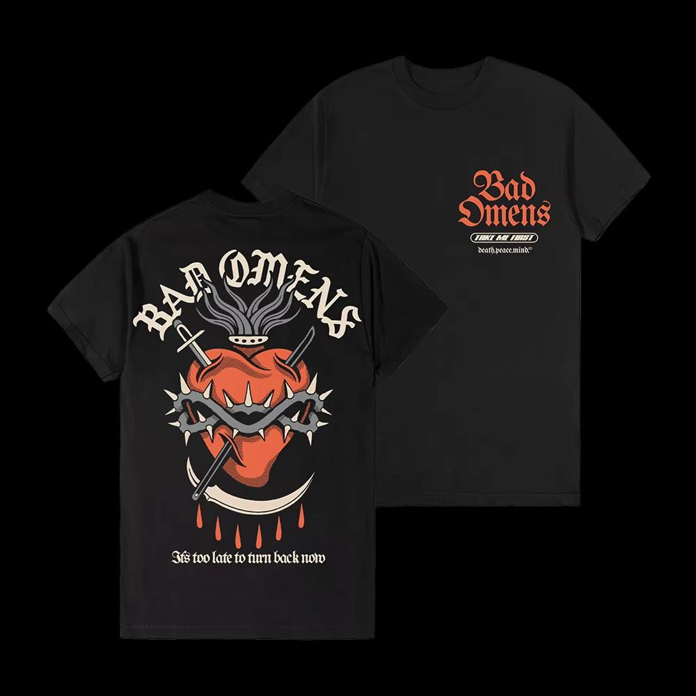 Bad Omens FGBGFM album 100Cotton Tshirt unisex retro rock Y2k Black Metal style 2026 New Oneck Short Sleeve graphic shirt 4XL
Bad Omens FGBGFM album 100Cotton Tshirt unisex retro rock Y2k Black Metal style 2026 New Oneck Short Sleeve graphic shirt 4XL