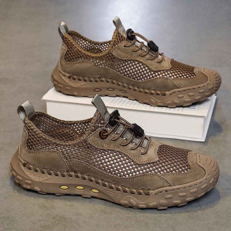 Men’s Outdoor Hiking Shoes Grey Driving Shoes Casual Slip on Summer Hole Handmade Mesh Shoes Plus Size 45 46 EU: 38 коричневий
Men’s Outdoor Hiking Shoes Grey Driving Shoes Casual Slip on Summer Hole Handmade Mesh Shoes Plus Size 45 46 EU: 38 коричневий