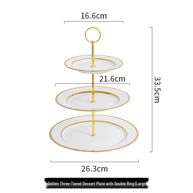 Modern Three-Tier Ceramic Fruit Stand
Modern Three-Tier Ceramic Fruit Stand