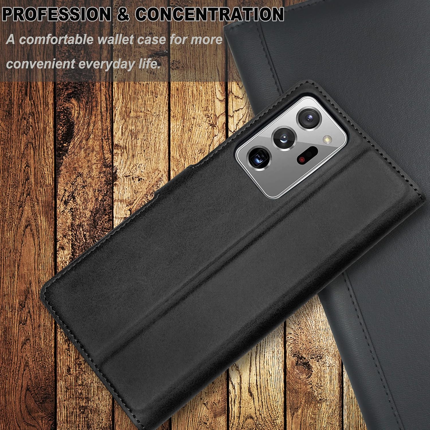 Galaxy Note 20 Ultra 5G Wallet Case - Flip Leather Slim Case with Card Holder Kickstand Magnetic Closure Protective Phone Case for Samsung Galaxy
Galaxy Note 20 Ultra 5G Wallet Case - Flip Leather Slim Case with Card Holder Kickstand Magnetic Closure Protective Phone Case for Samsung Galaxy