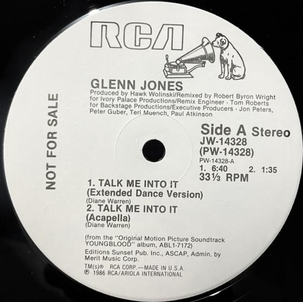 12inch Record GLENN JONES Talk Me Into It JW14328 RCA 1986 UK Dance Electronica Used
12inch Record GLENN JONES Talk Me Into It JW14328 RCA 1986 UK Dance Electronica Used