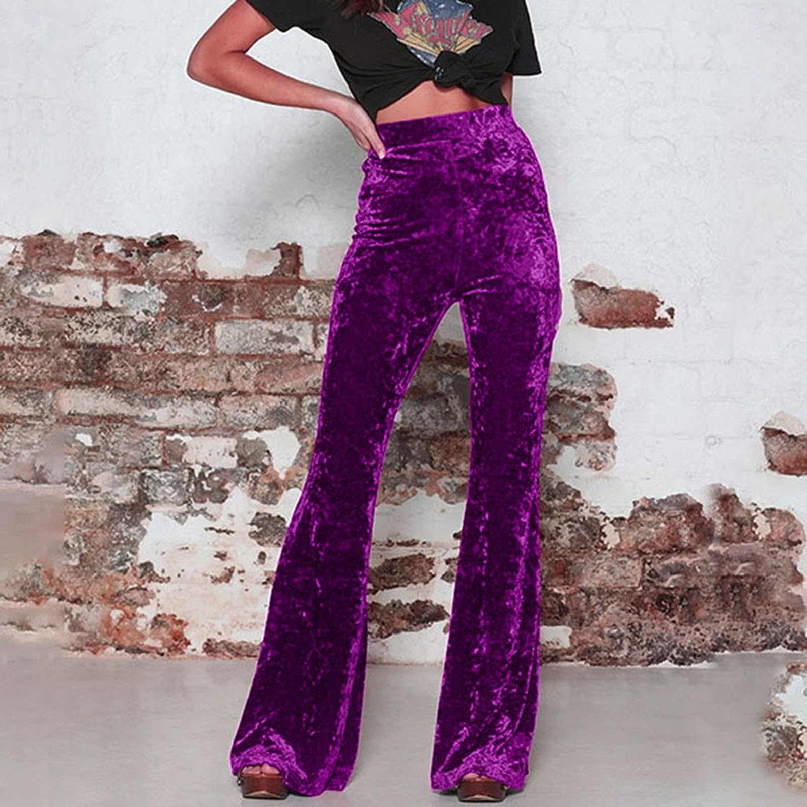 Fashionable Women s Retro Color High-waisted Casual Wide-leg Pants XXL фіолетовий
Fashionable Women s Retro Color High-waisted Casual Wide-leg Pants XXL фіолетовий