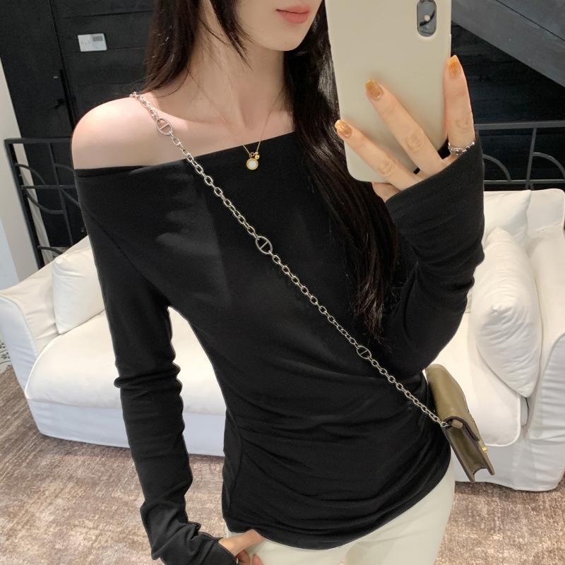 In Stock: Winter 2026 Gray One-Shoulder Base Layer T-Shirt - Unique and Stunning Off-the-Shoulder Top for Women Extra Large чёрный
In Stock: Winter 2026 Gray One-Shoulder Base Layer T-Shirt - Unique and Stunning Off-the-Shoulder Top for Women Extra Large чёрный