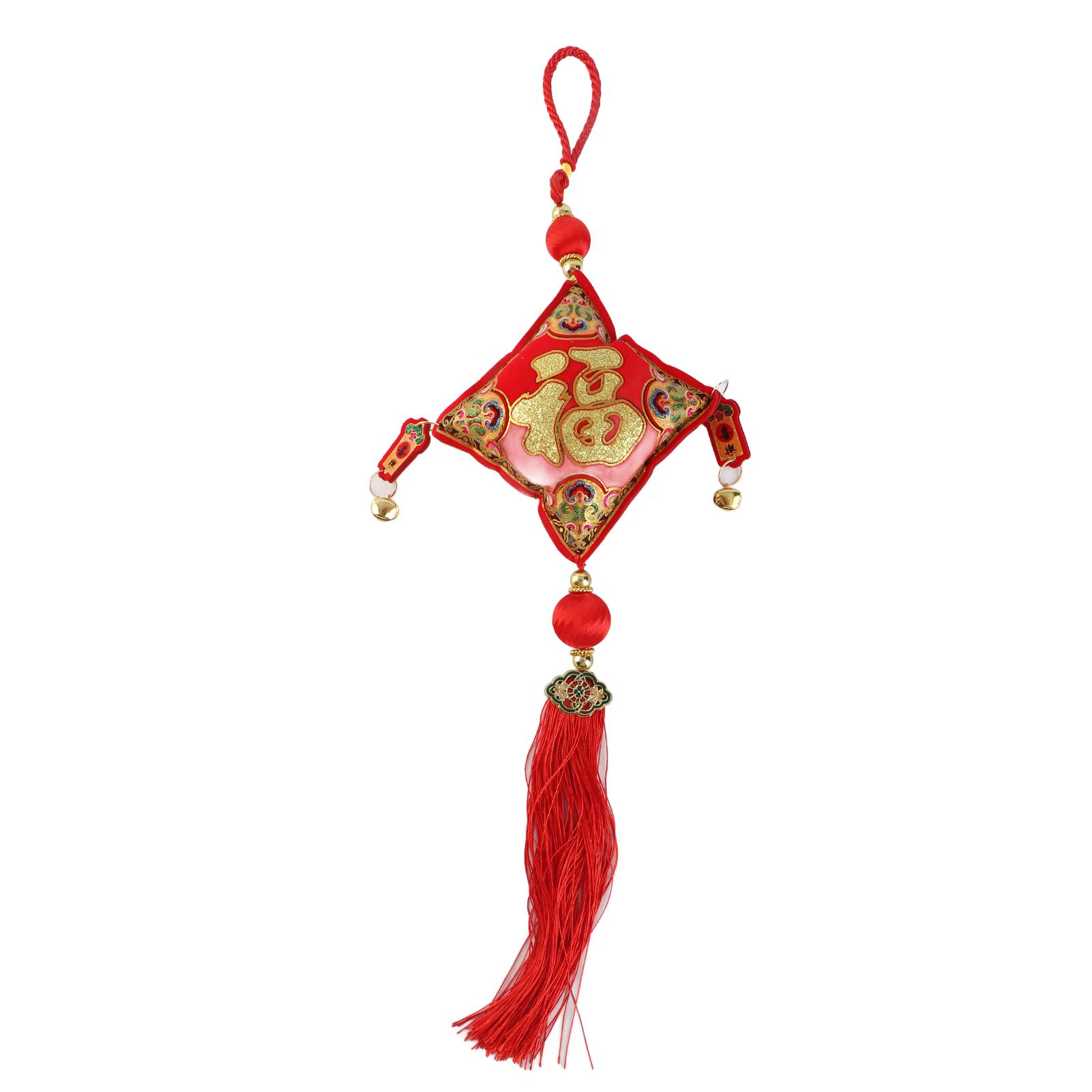 Chinese New Year Hanging Decoration Spring Festival Entry Door Bell Lucky Hanging Pendant for Home Four sided blessing small pendant красный
Chinese New Year Hanging Decoration Spring Festival Entry Door Bell Lucky Hanging Pendant for Home Four sided blessing small pendant красный