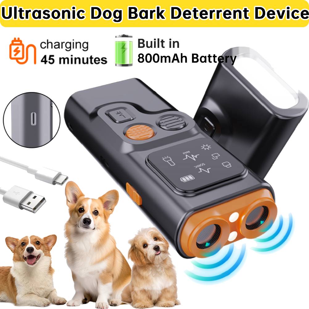 Ultrasonic Dog Bark Deterrent Device Rechargeable Anti-Barking Device Dog Chaser with LED Flashlight For All Size Dog Training China Mainland
Ultrasonic Dog Bark Deterrent Device Rechargeable Anti-Barking Device Dog Chaser with LED Flashlight For All Size Dog Training China Mainland