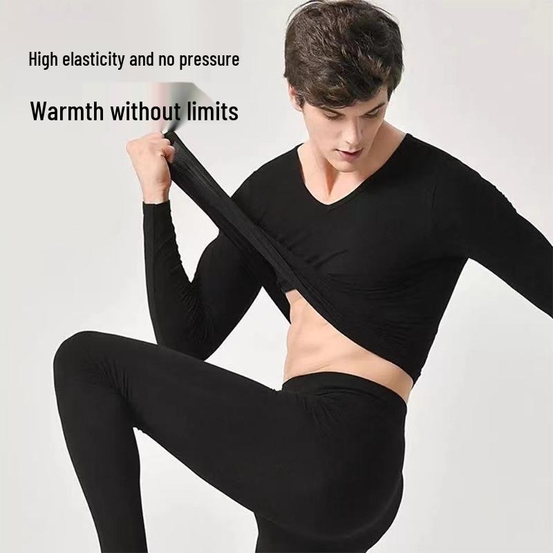 Men s Thermal Underwear Set - 37° Constant Temperature, Crew Neck Top & Pants for Autumn/Winter One Size темно-синього кольору
Men s Thermal Underwear Set - 37° Constant Temperature, Crew Neck Top & Pants for Autumn/Winter One Size темно-синього кольору