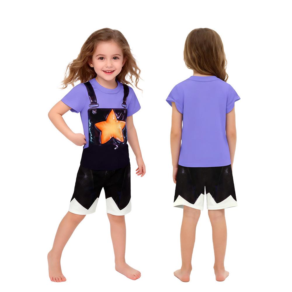 Game Time Lili Girls Star Pattern Short Sleeve Two-Piece Set 150cm
Game Time Lili Girls Star Pattern Short Sleeve Two-Piece Set 150cm