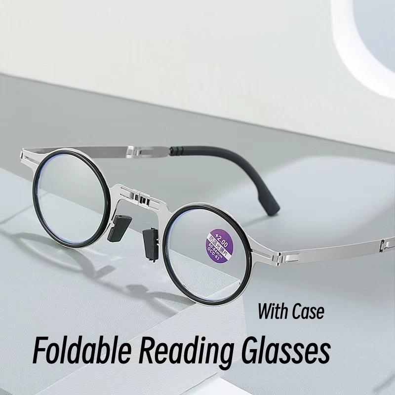 Men s Foldable Presbyopia Eyeglasses Metal Ultra Light Portable Reading Glasses High Definition Anti-radiation Finished Eyewear
Men s Foldable Presbyopia Eyeglasses Metal Ultra Light Portable Reading Glasses High Definition Anti-radiation Finished Eyewear