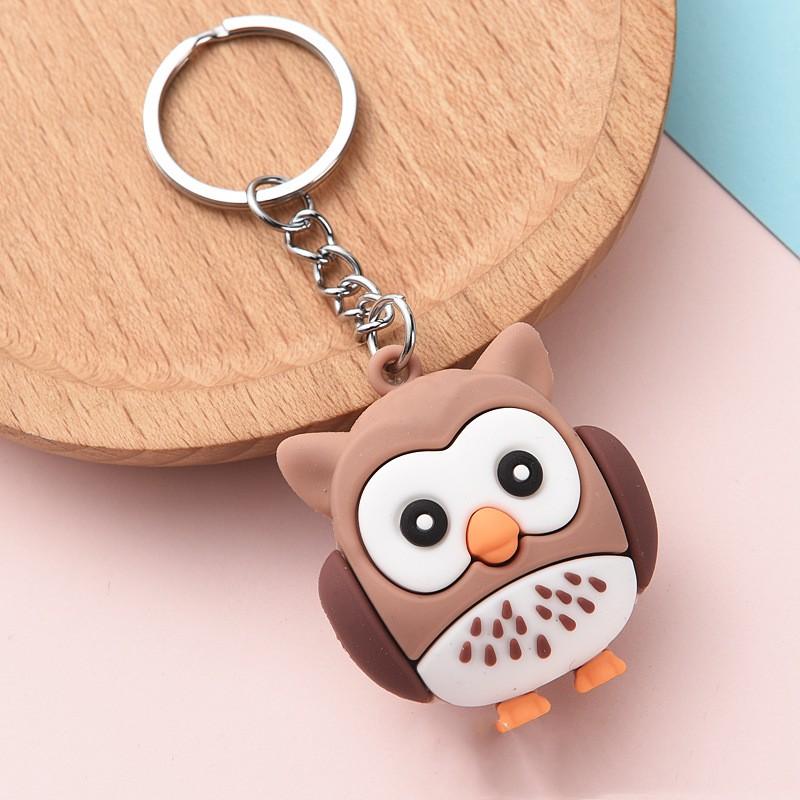 New Cartoon Owl Key Chain Pendant Small Animal Key Chain Car Key Chain Activity Small Gift Accessories кавовий
New Cartoon Owl Key Chain Pendant Small Animal Key Chain Car Key Chain Activity Small Gift Accessories кавовий
