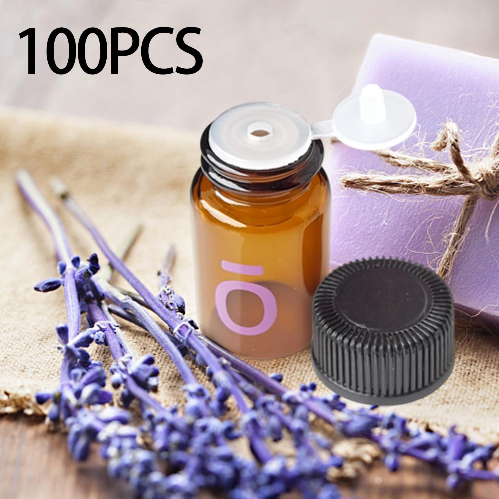 100x Мини-флаконов для эфирных масел с черной крышкой, многоразовые дорожные стеклянные флаконы
100x Мини-флаконов для эфирных масел с черной крышкой, многоразовые дорожные стеклянные флаконы