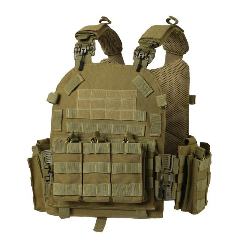Camouflage Vest MOLLE Military Fan Multifunctional Lightweight Stab-resistant Clothing one size
Camouflage Vest MOLLE Military Fan Multifunctional Lightweight Stab-resistant Clothing one size
