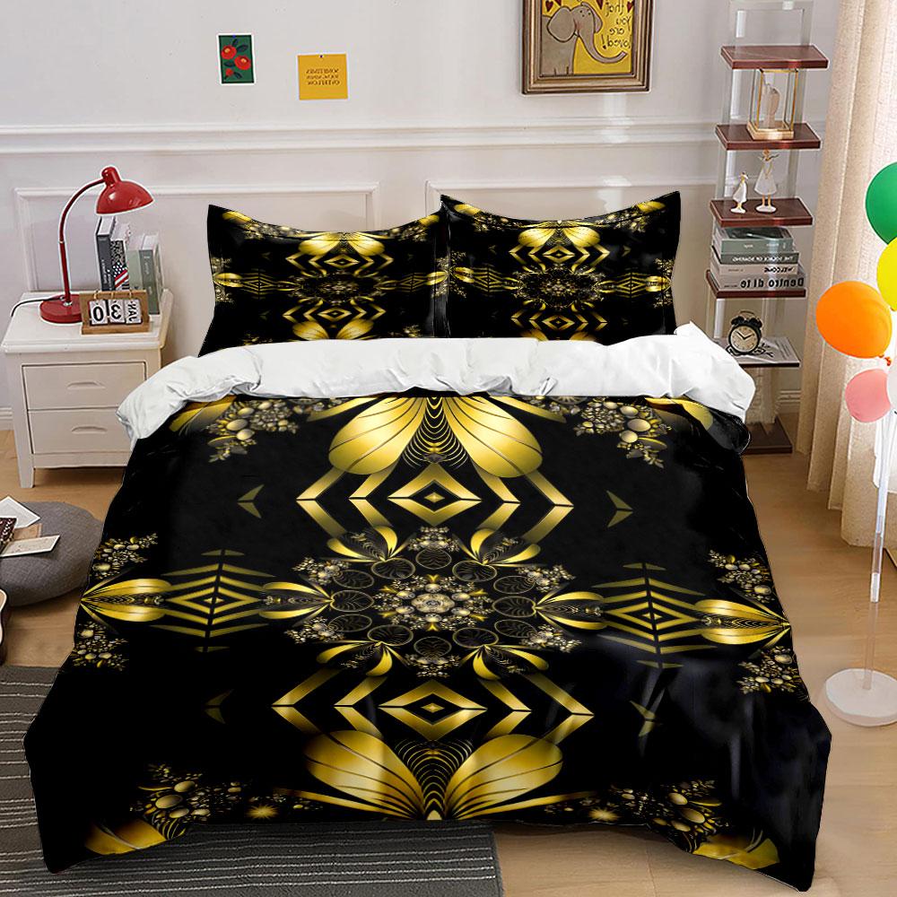 Golden geometric and floral. Bedding sets Duvet cover sets Duvet covers Pillowcases(1 * Duvet Cover 2 * Pillowcases, without duvet insert) 135x200cm
Golden geometric and floral. Bedding sets Duvet cover sets Duvet covers Pillowcases(1 * Duvet Cover 2 * Pillowcases, without duvet insert) 135x200cm