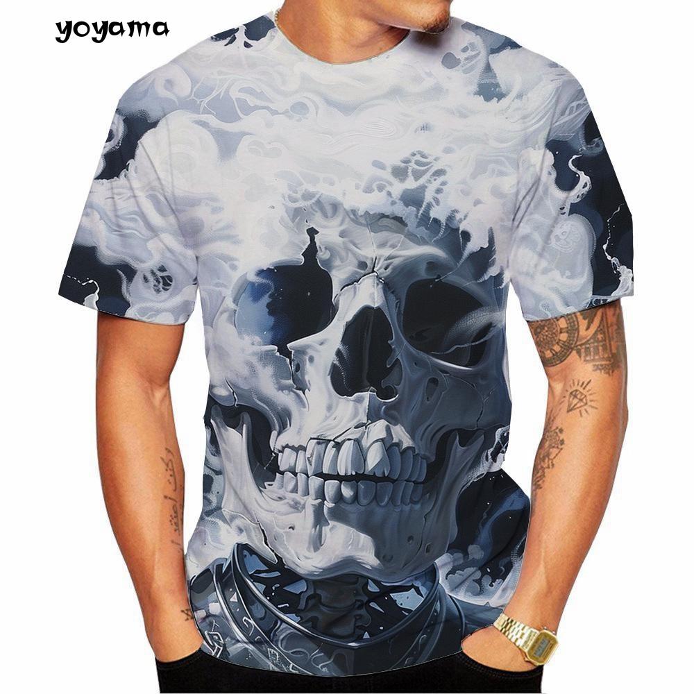 Fashion Men s T-Shirt 3D Skull Print Short Sleeve T-Shirt Oversized Street Round Neck Tops Summer Men s Outdoor Casual Clothing 5XL
Fashion Men s T-Shirt 3D Skull Print Short Sleeve T-Shirt Oversized Street Round Neck Tops Summer Men s Outdoor Casual Clothing 5XL