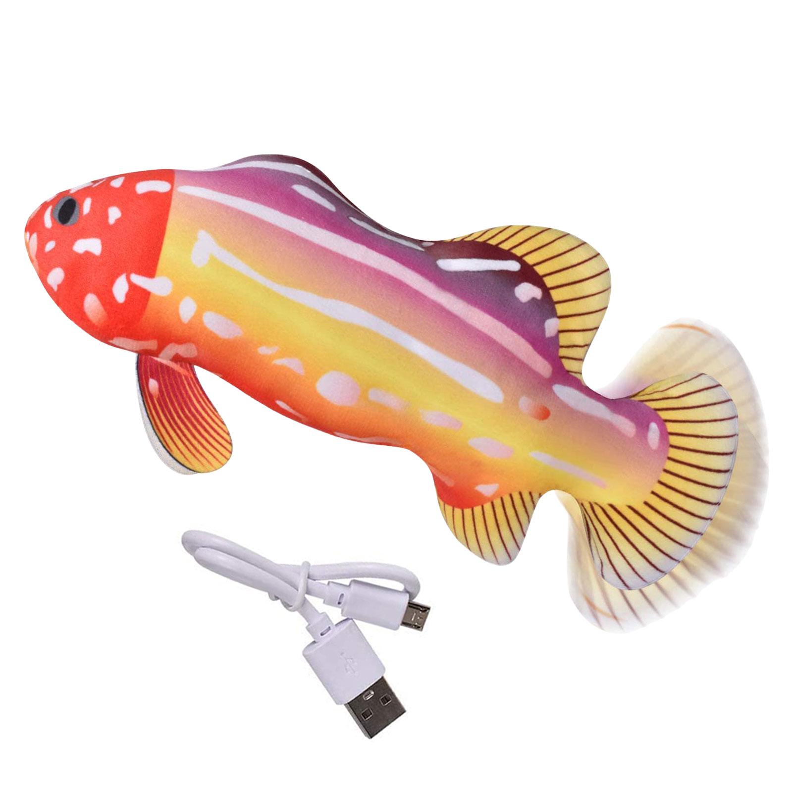 Floppy Fish Cat Toy Moving Fish Toy Pet USB Charger Toy Interactive Electric Floppy Fish Funny Cat Chewing Playing Supplies білий
Floppy Fish Cat Toy Moving Fish Toy Pet USB Charger Toy Interactive Electric Floppy Fish Funny Cat Chewing Playing Supplies білий