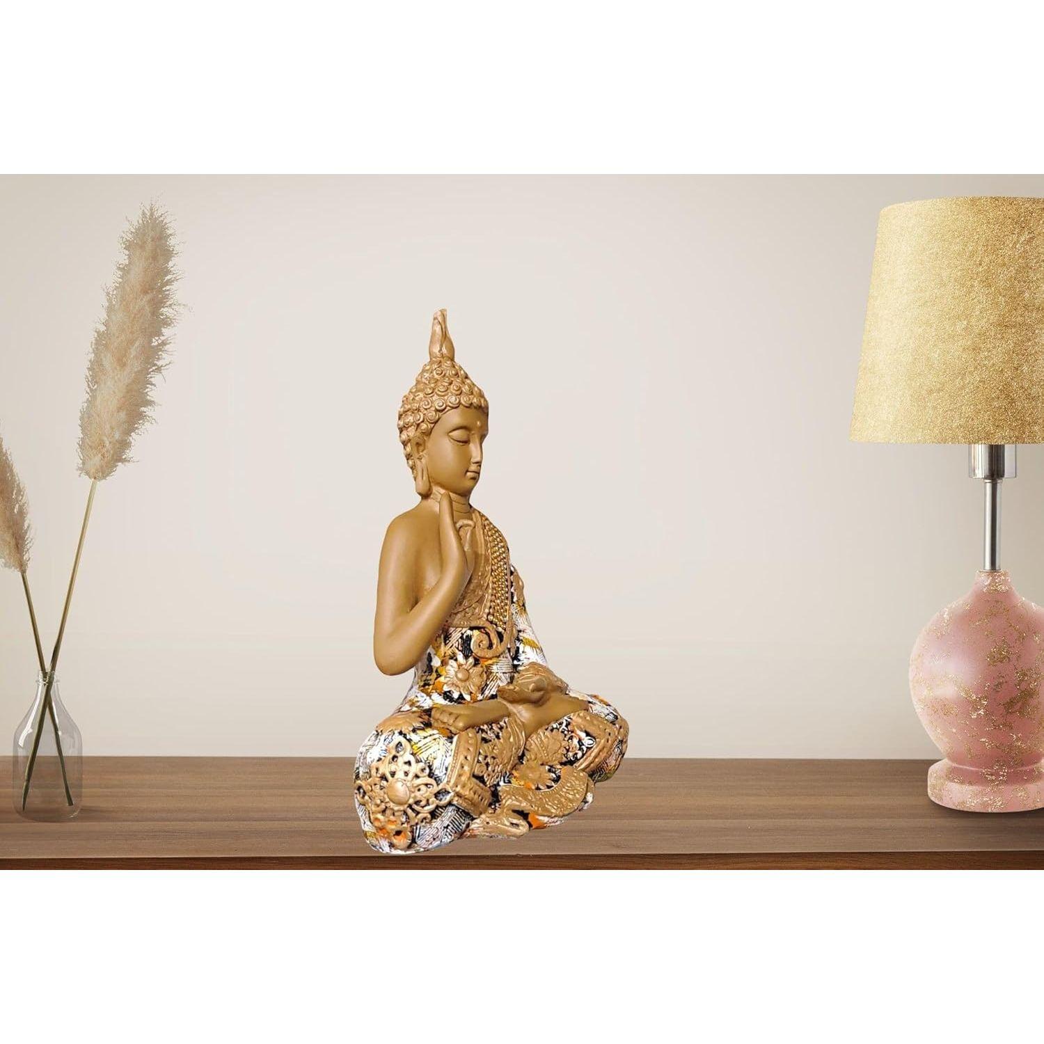New Resin Meditating Handicrafts Buddha Idol Statue Showpiece Gift Gifting Item Polystone Home Decor
New Resin Meditating Handicrafts Buddha Idol Statue Showpiece Gift Gifting Item Polystone Home Decor