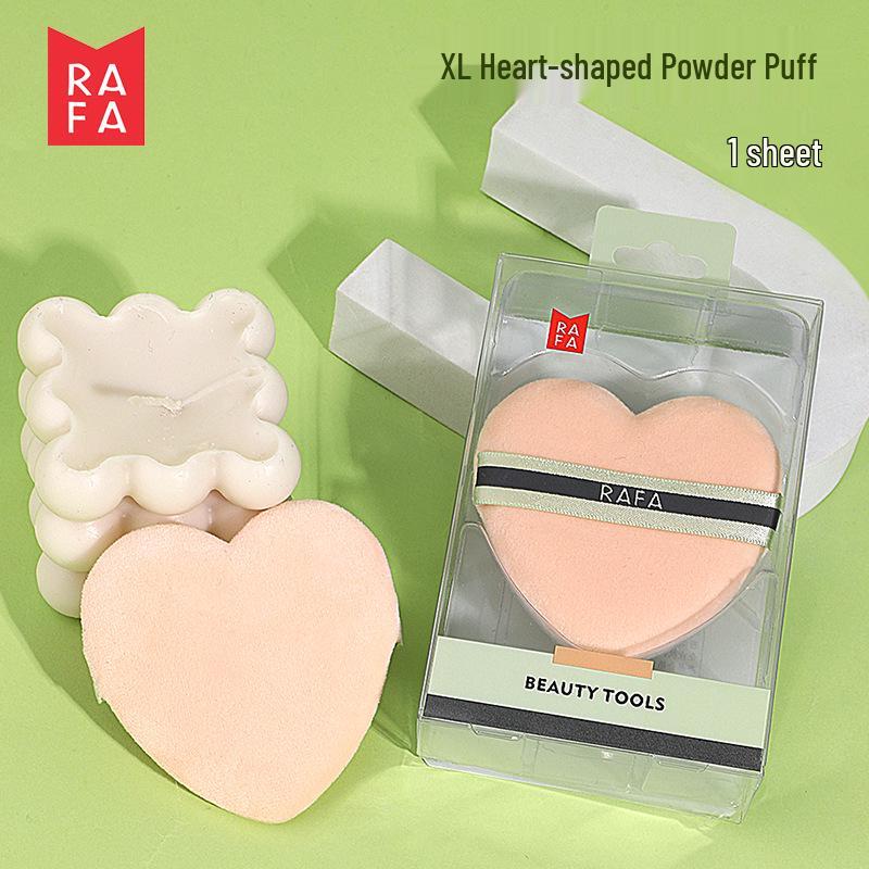 Lafa Heart-Shaped Double-Sided Soft Powder Puff - Super Soft, Non-Absorbent Blush & Loose Powder Puff, LS-19195.
Lafa Heart-Shaped Double-Sided Soft Powder Puff - Super Soft, Non-Absorbent Blush & Loose Powder Puff, LS-19195.