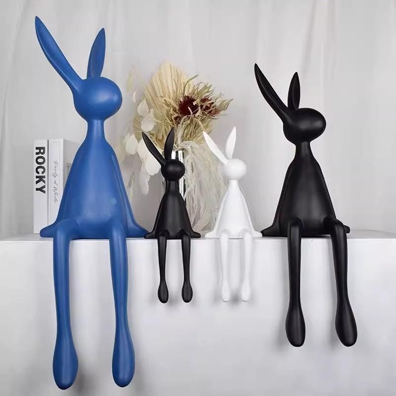 Home decoration Rabbit Statue Large Craft Ornaments Desk Living Room TV Cabinet Wine Art Sculpture Ornaments
Home decoration Rabbit Statue Large Craft Ornaments Desk Living Room TV Cabinet Wine Art Sculpture Ornaments