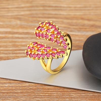 Nidin New Fashion Bling Bling Wing Feather Rings 4 Colors Novel Design Romantic Accessories Open Adjustable Finger Jewelry Gift рожевий червоний колір
Nidin New Fashion Bling Bling Wing Feather Rings 4 Colors Novel Design Romantic Accessories Open Adjustable Finger Jewelry Gift рожевий червоний колір
