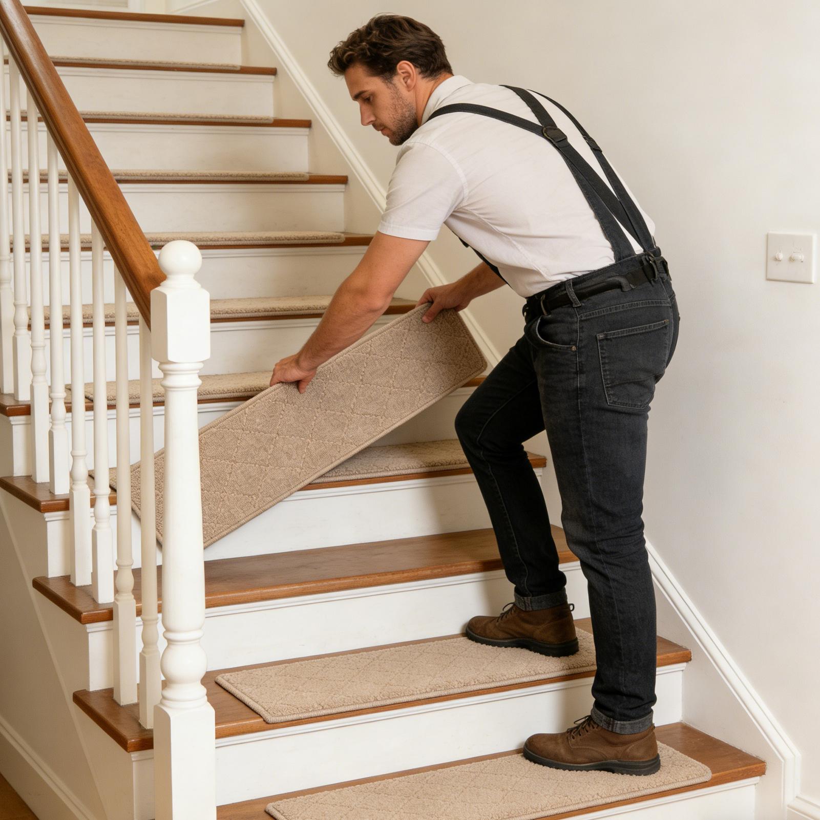 Stair Carpet 7 Pieces Adhesive Treads Covers Anti-Slip Stair Mats for Home Kitchen Bathroom Basement Commercial Industry Outdoor білий
Stair Carpet 7 Pieces Adhesive Treads Covers Anti-Slip Stair Mats for Home Kitchen Bathroom Basement Commercial Industry Outdoor білий
