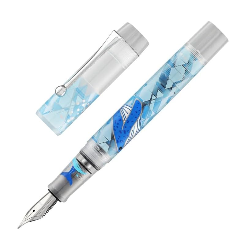 OPUS 88 opus fountain pen DEMO demonstrator Demonstrator Blue Whale eye drop type Medium letter M OP240300-M
OPUS 88 opus fountain pen DEMO demonstrator Demonstrator Blue Whale eye drop type Medium letter M OP240300-M