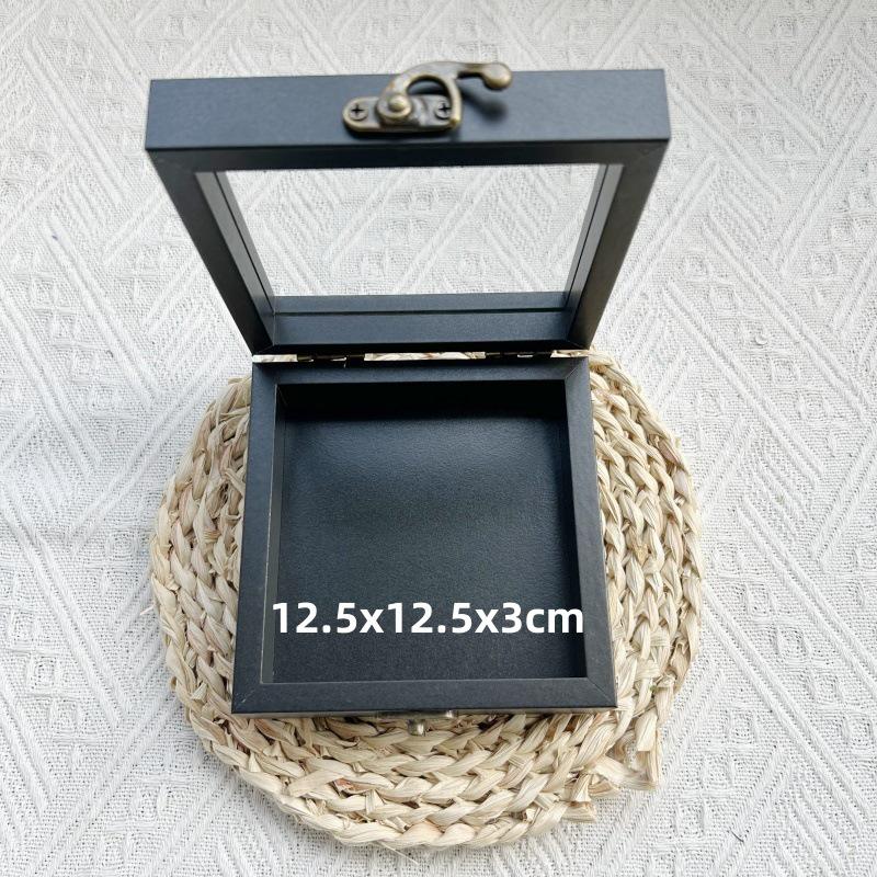 Retro Transparent Lid Wooden Jewelry and Display Box with Buckle Ornament Storage Butterfly Scenery Universal
Retro Transparent Lid Wooden Jewelry and Display Box with Buckle Ornament Storage Butterfly Scenery Universal